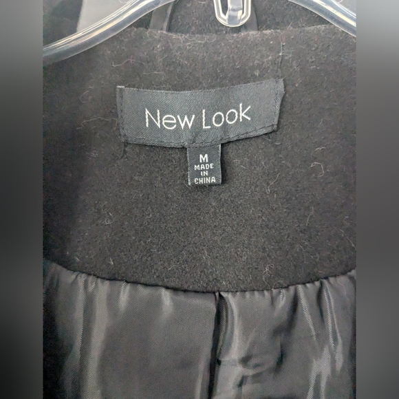 Women's Black Trench Coat - Picture 4 of 4